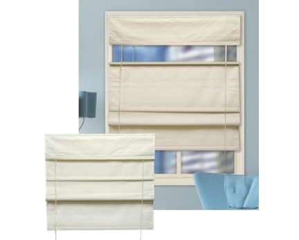 RM93OTC168 Corded TDBU Roman Blinds