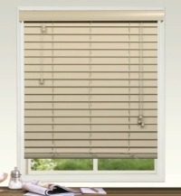 50mm Plain Fauxwood Venetian Blind with Regular Valance